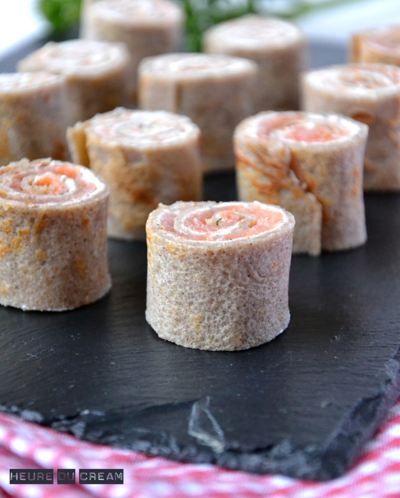 wraps de sarrasin saumon aneth