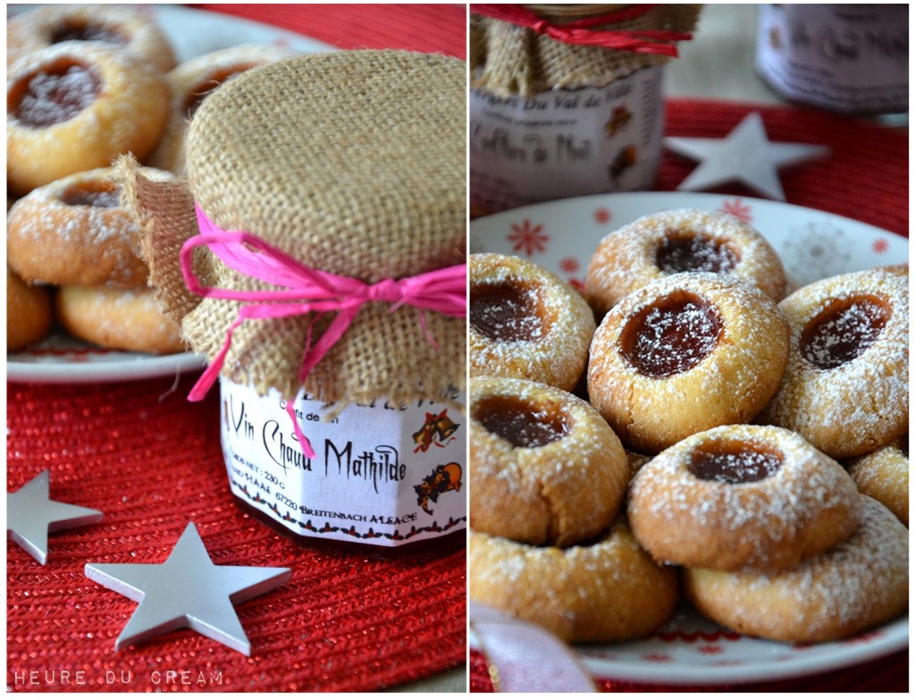 sablés à la confiture