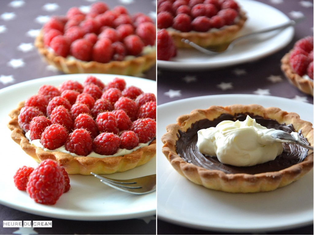 tartelettes framboises