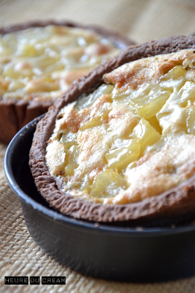 Tartelettes choco-poires