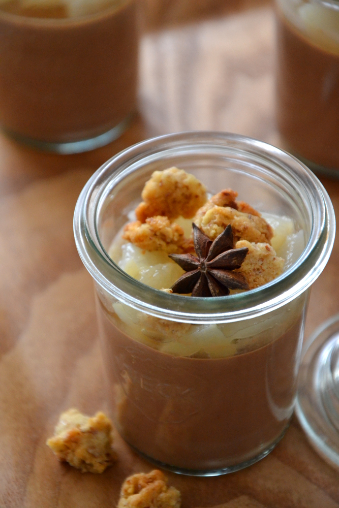 Panna cotta au chocolat