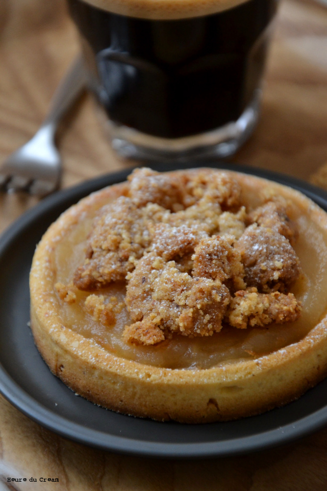 Tarte à la compote de pommes