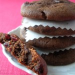 Cookies double choc’ et cranberries