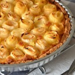 Tarte aux pommes pot aux roses, crème d’amandes