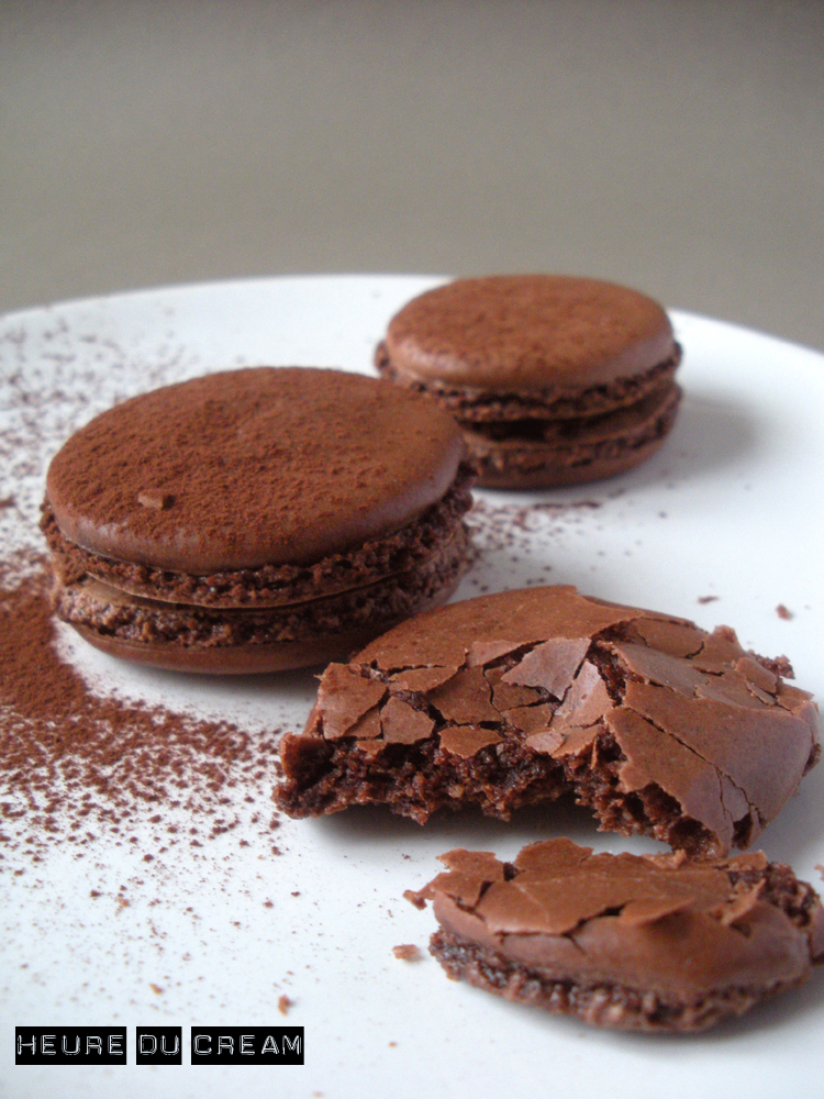 macarons au chocolat