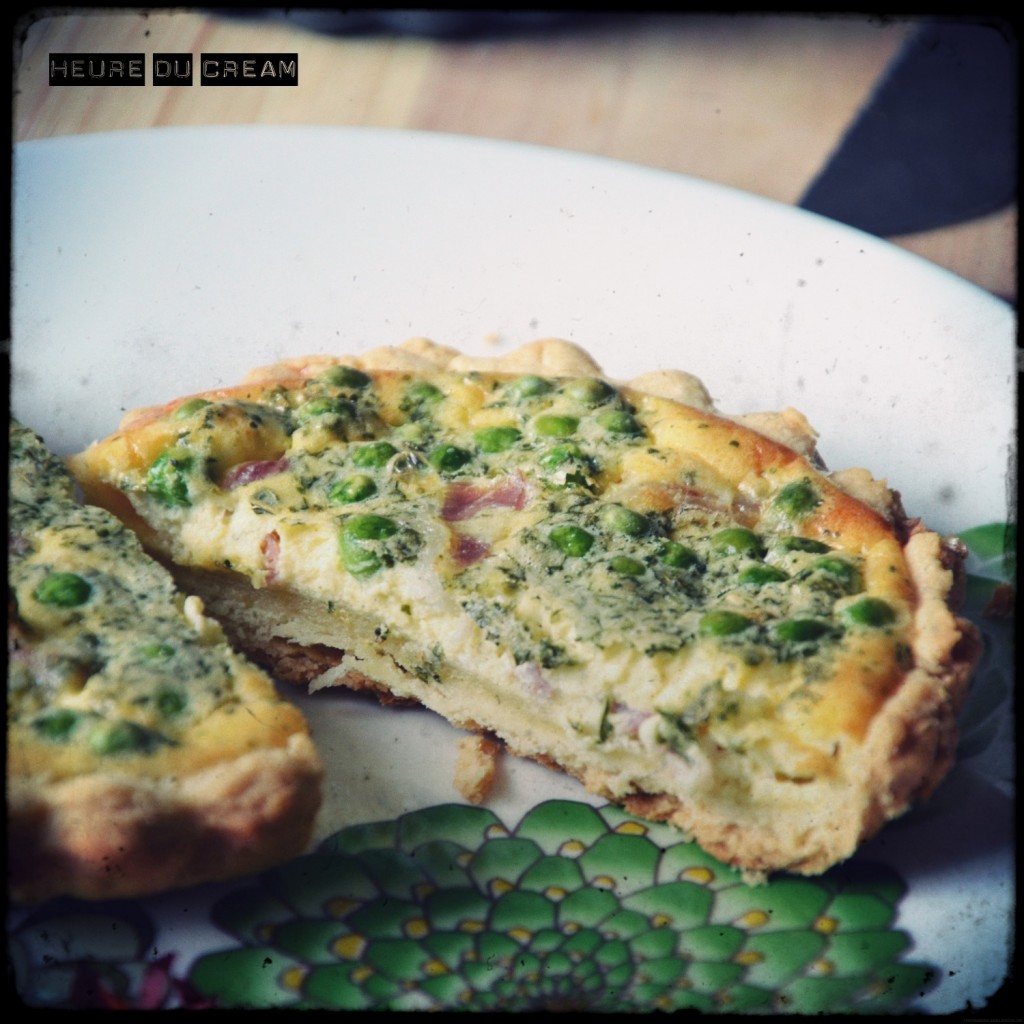 tartelettes petit pois menthe bacon