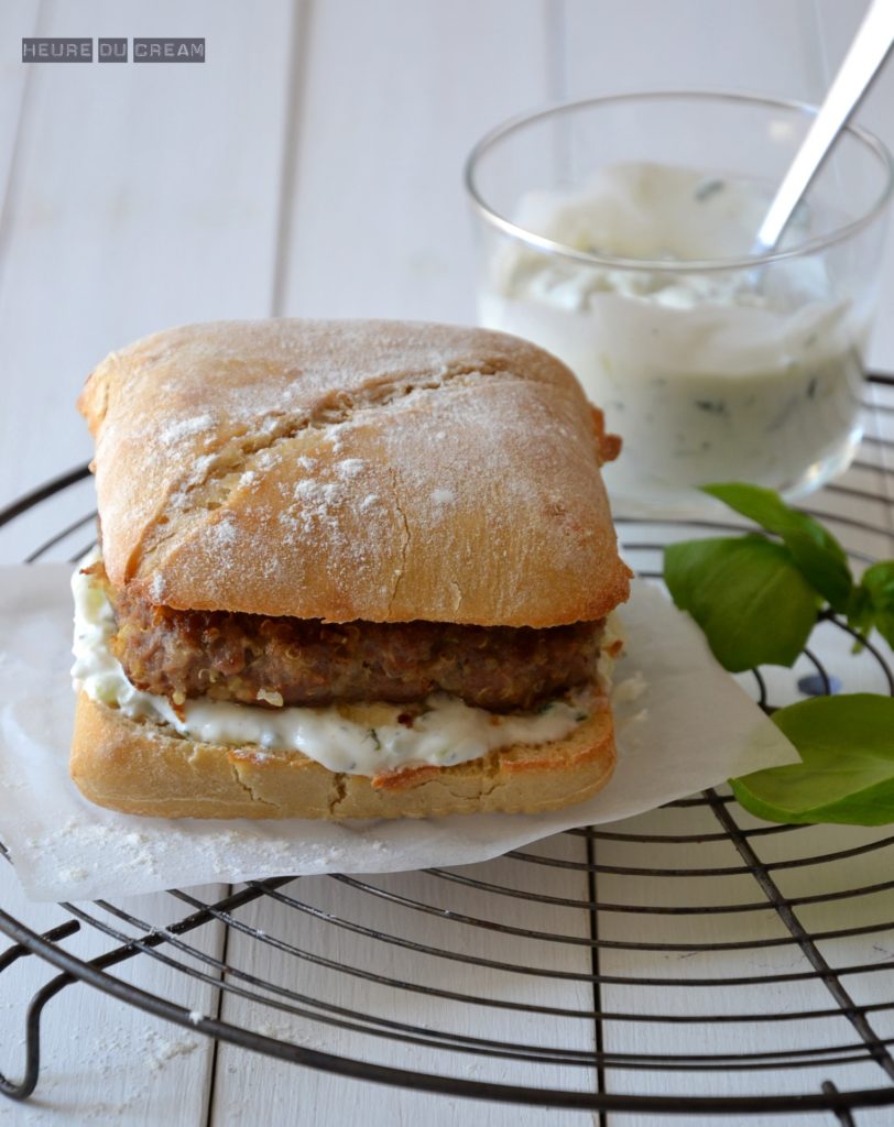 burger agneau quinoa