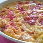 Cobbler fraise-rhubarbe