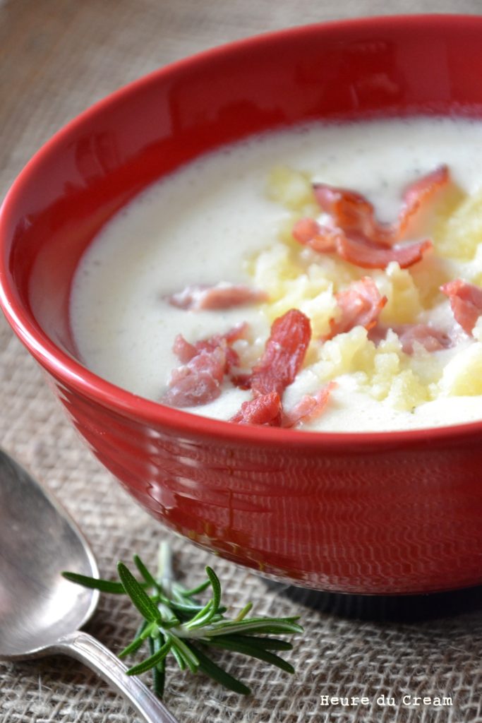 Soupe de pommes de terre, cheddar et bacon - L'Heure du CreamL'Heure du
