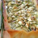 Tarte feta courgettes