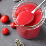 Cranberries curd