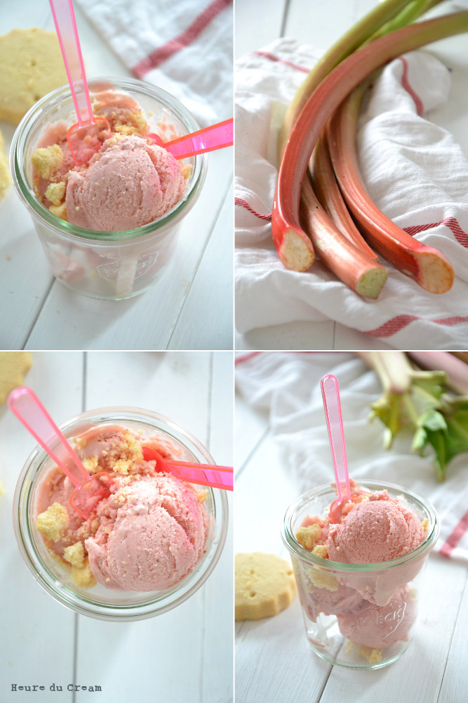 glace fraise rhubarbe