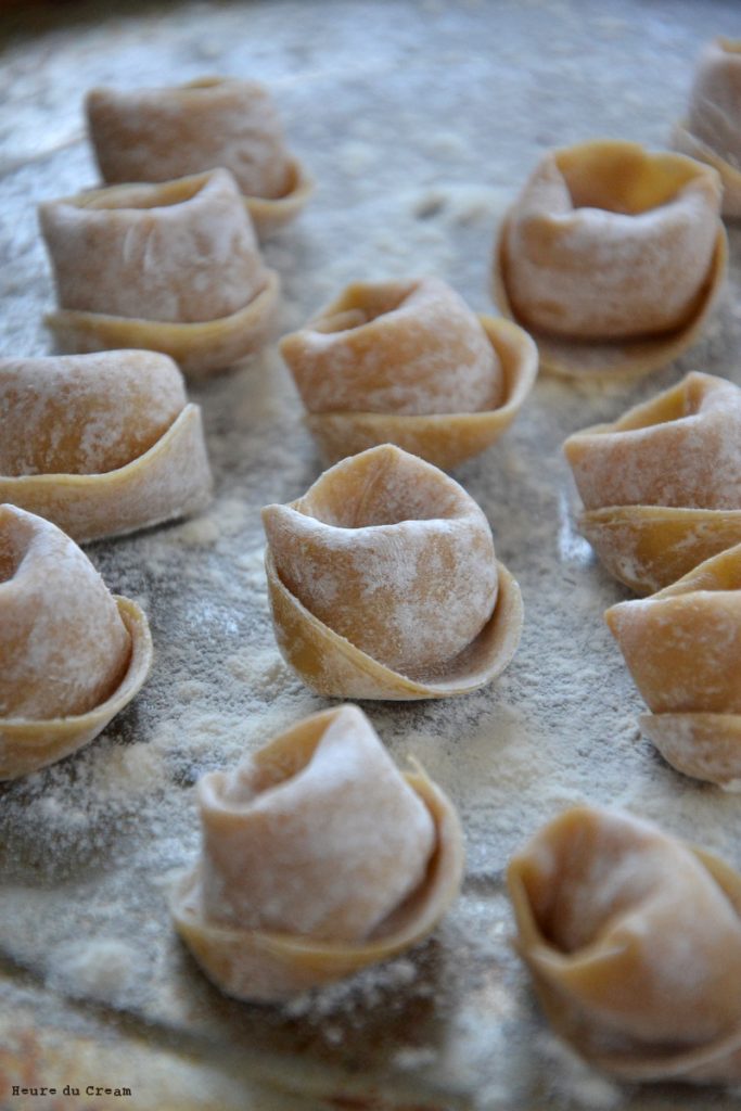 Tortellini à la courge et aux champignons