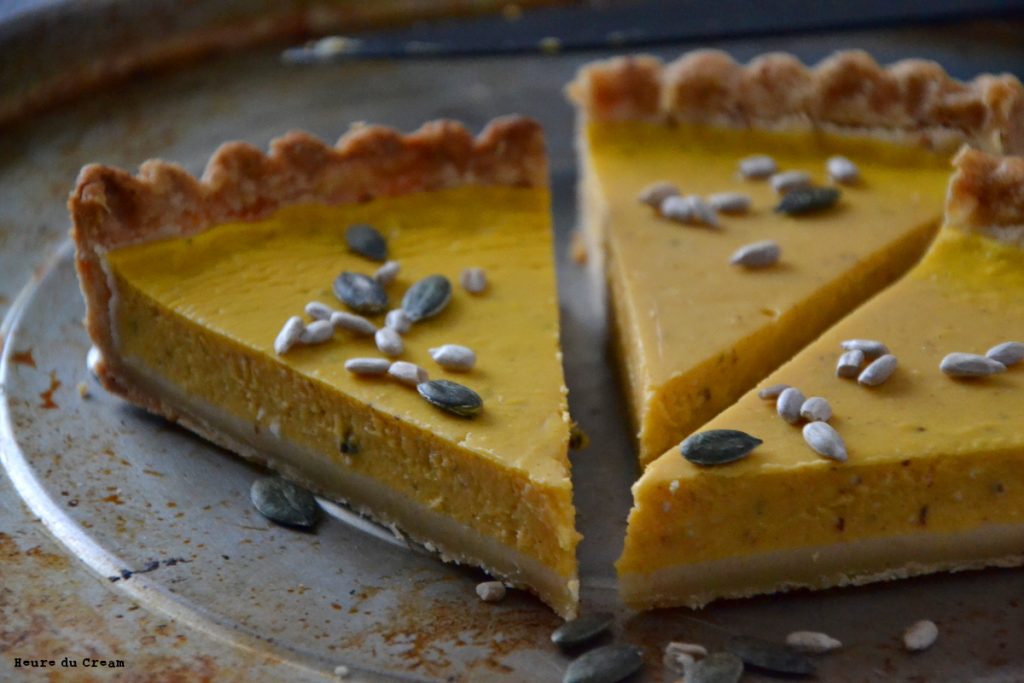 Tarte au butternut et aux noisettes